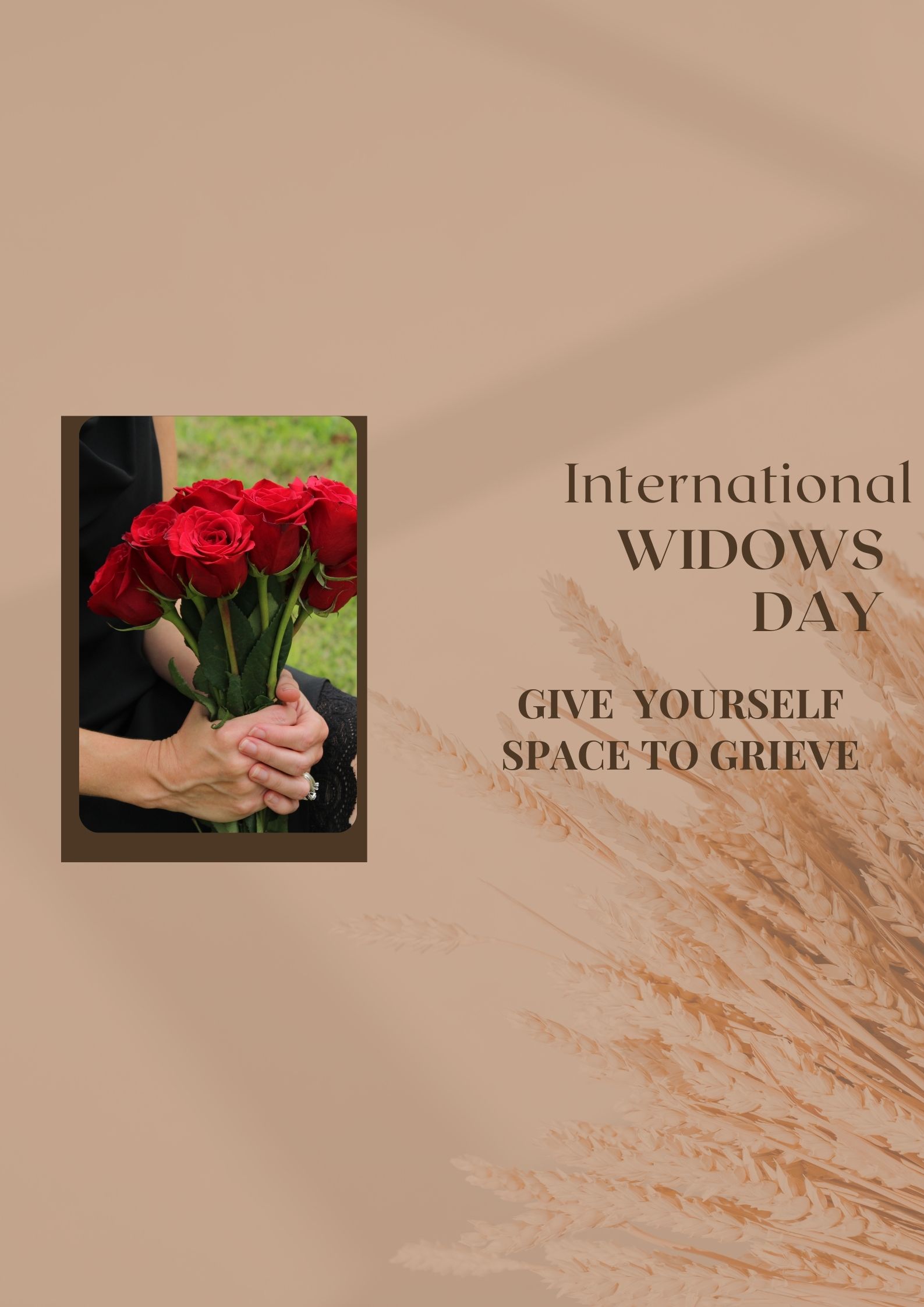 International Widows Day – how to deal with grief